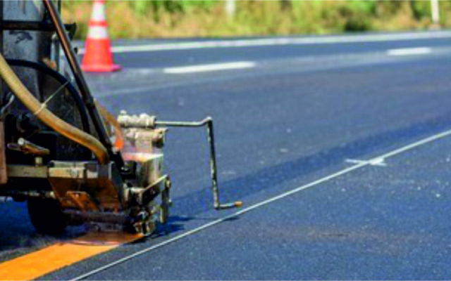 Best Road Marking Machine By Accel Infratech India